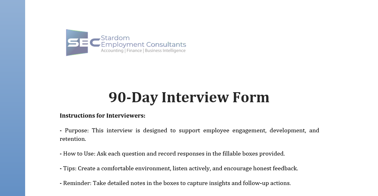 30 day retention interview